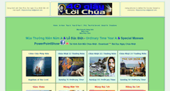 Desktop Screenshot of 40giayloichua.net